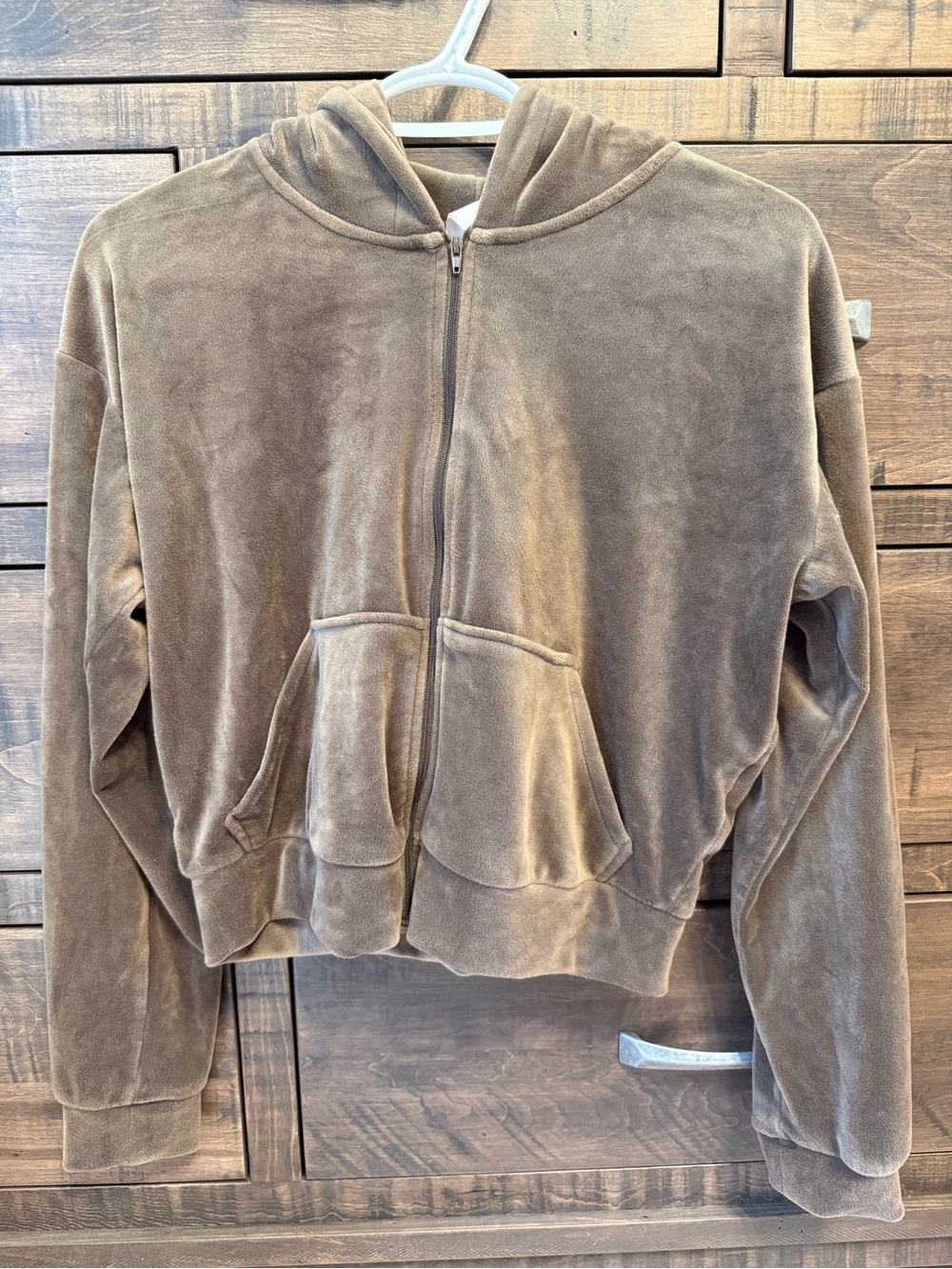 H&M Cropped Zip Hoodie